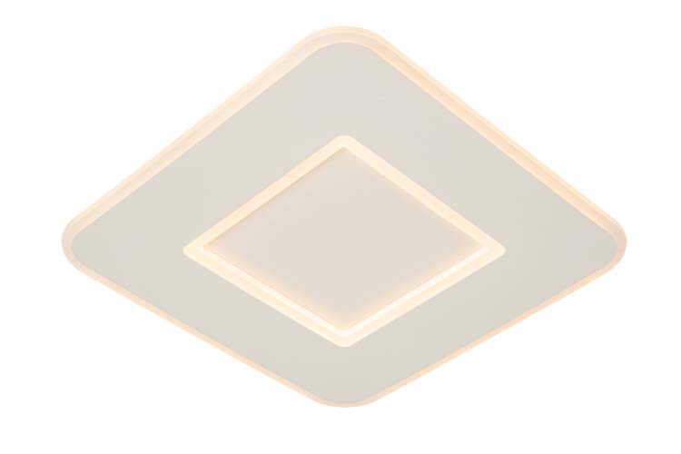Lucide AXELLE - Plafonnier - LED Dim. - 1x24W 2700K - 3 StepDim - Blanc