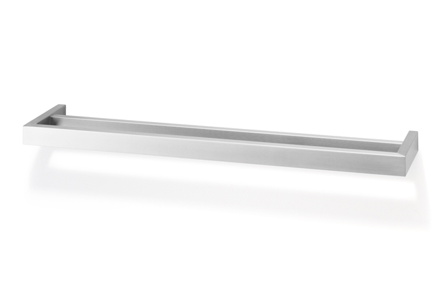 Porte-serviettes Linea brossé L61.5 cm 2 tiges