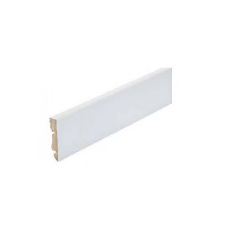 Plint MDF wit watervast h57xd10xl2400mm