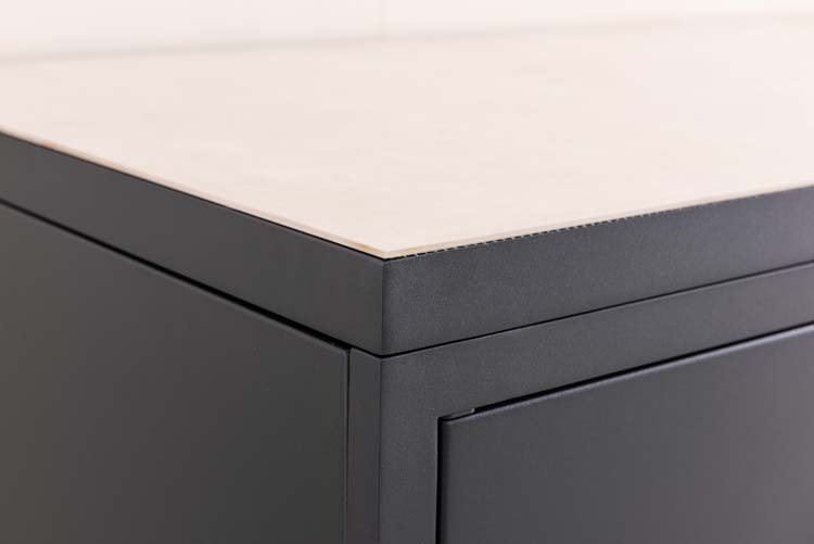 Cuisine extérieure Texas alu anthracite 200cm Cuisine extérieure Texas alu anthracite 200cm