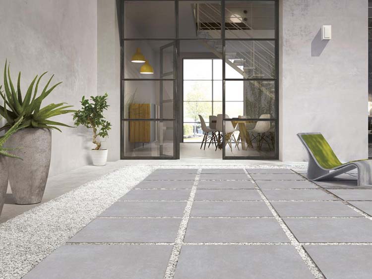 Dalle de terrasse Grizzly gris 60x60x2cm