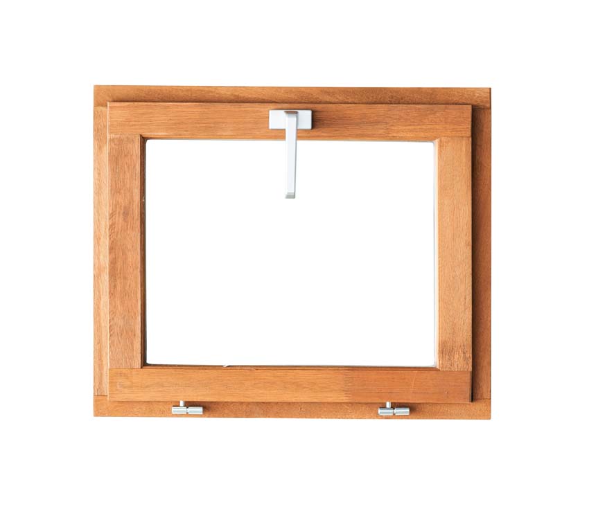 Houten kiepraam Meranti Trae 55mm naturel 600 x 500 mm