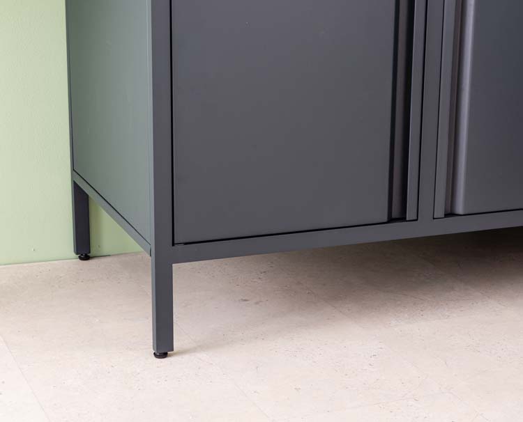 Cuisine extérieure Orlando alu anthracite 160x160cm Cuisine extérieure Orlando alu anthracite 160x160cm