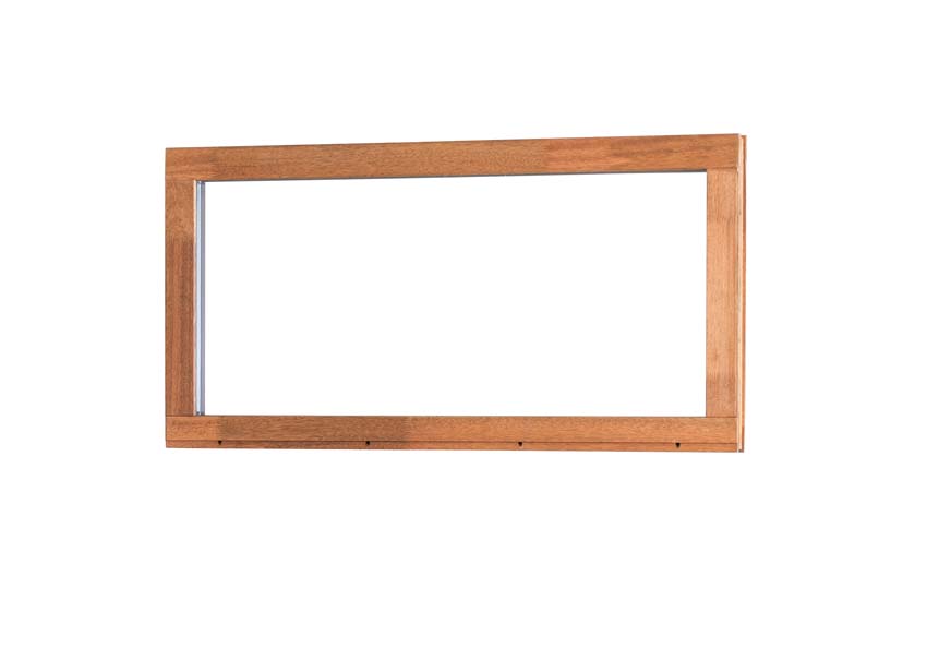 Vast raam hout Meranti Trae 46mm naturel 1000 x 500 mm