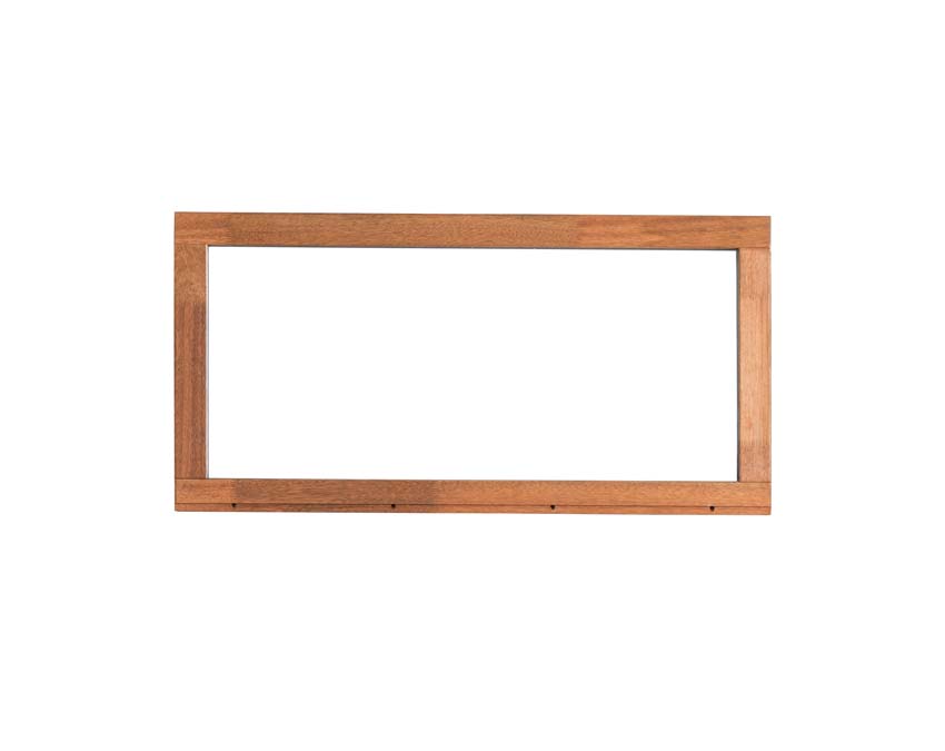 Vast raam hout Meranti Trae 46mm naturel 1000 x 500 mm