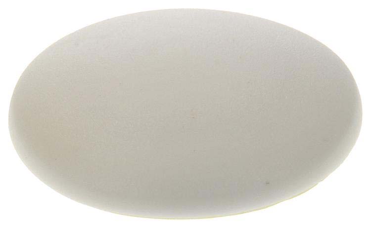 Deurstop zelfklevend wit 40mm 2stuks