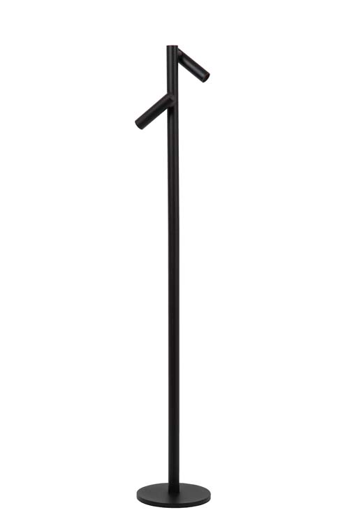 Lucide ANTRIM - Oplaadbare Leeslamp - Accu/Batterij - LED Dimb. - 2x2,2W 2700K - IP54 - Met draadloos oplaadstation - Zwart