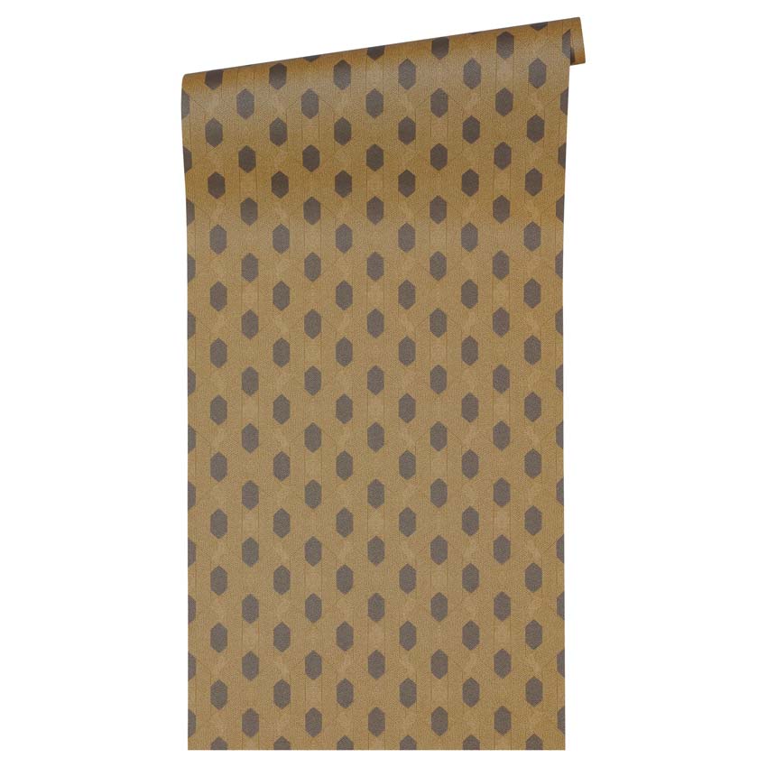 Vinyl op vliesbehang speculoos 0,53x10m