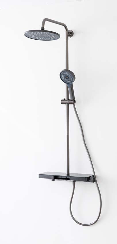 Set baignoire-douche Hudson thermostatique complet canon de fusil